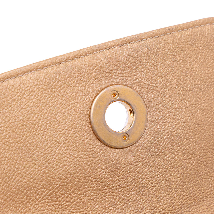 Small Quilted Lambskin Private Affair Camellia Flap Black - Gaby Paris