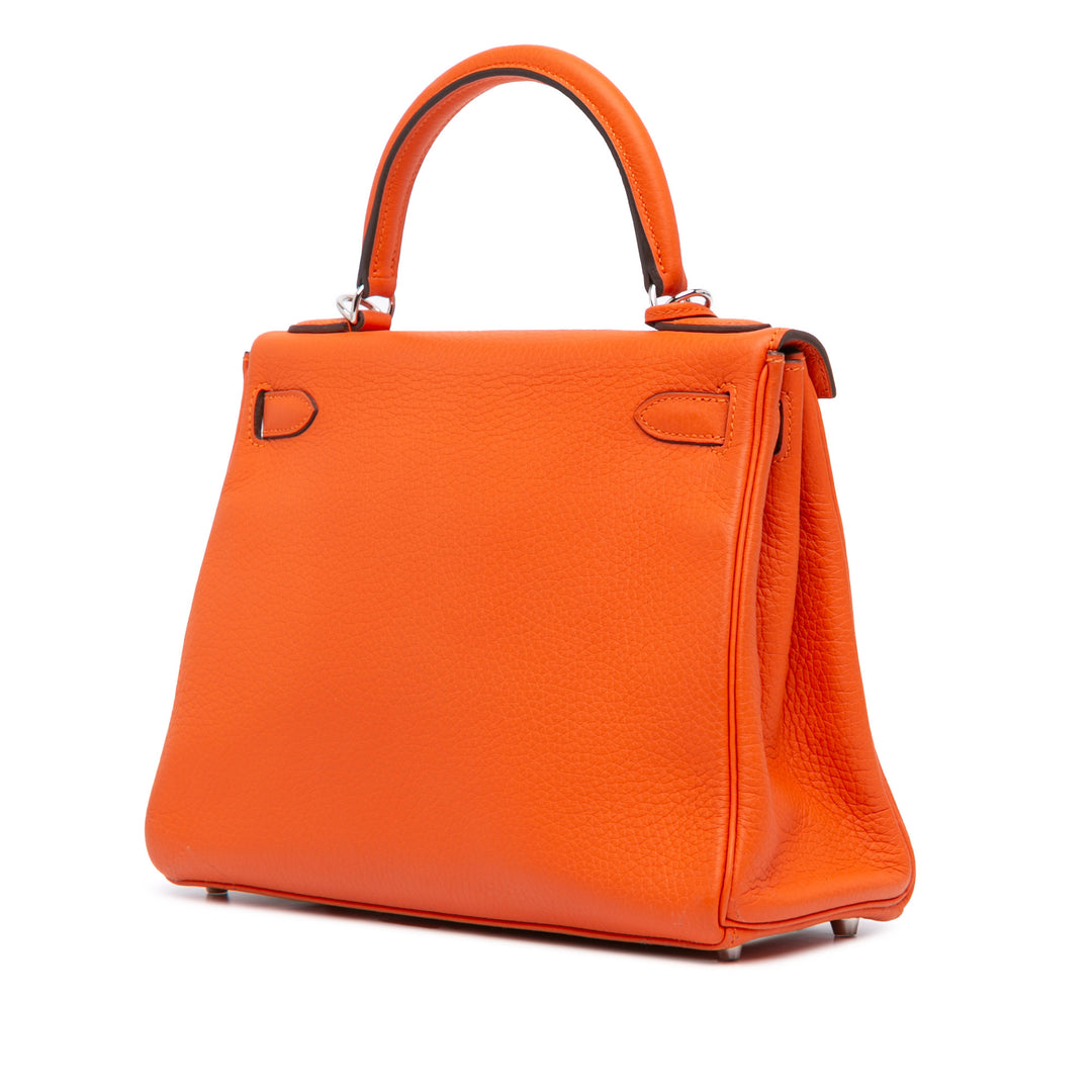 Hermès Togo Kelly II Retourne 28 Orange – GABY PARIS Authentique