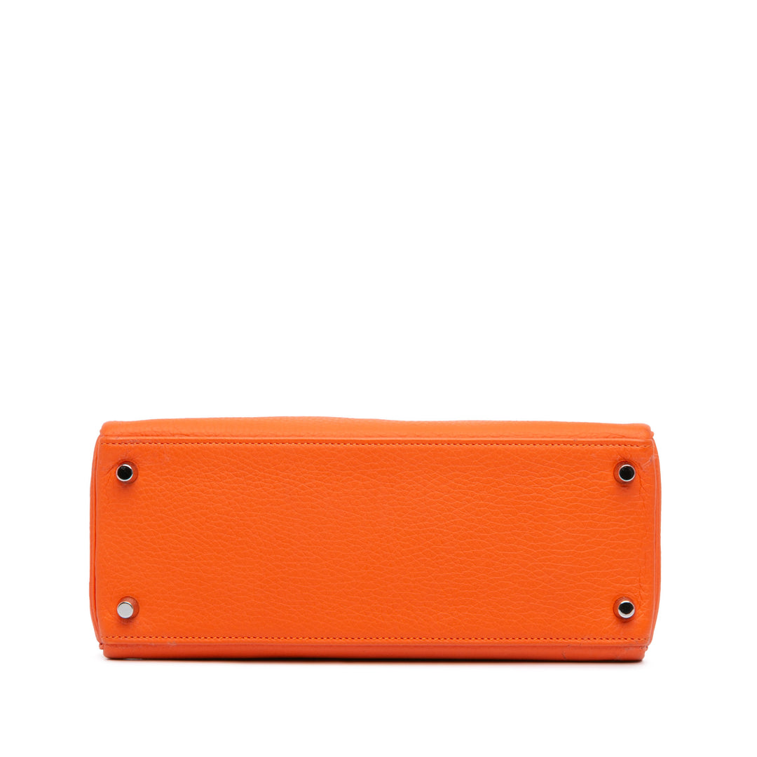 Hermès Togo Kelly II Retourne 28 Orange