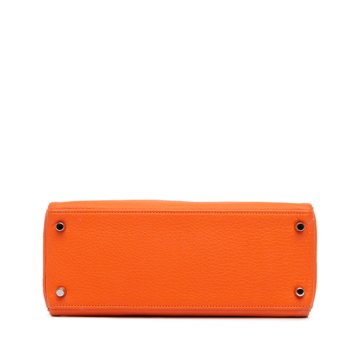 Hermès Togo Kelly II Retourne 28 Orange