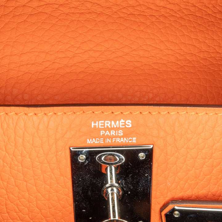 Hermès Togo Kelly II Retourne 28 Orange