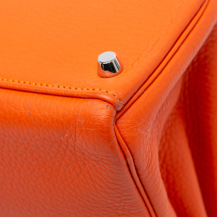 Hermès Togo Kelly II Retourne 28 Orange