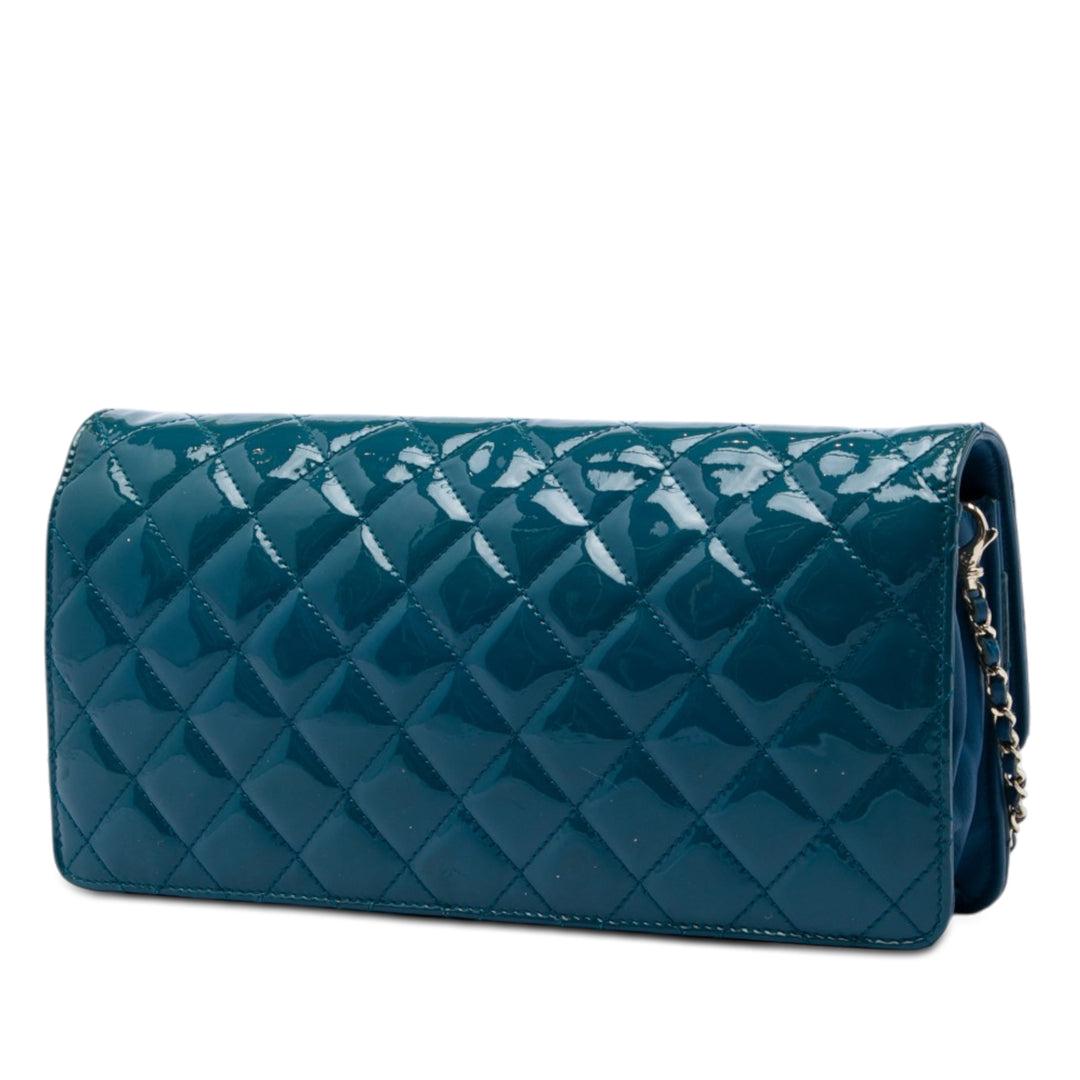 Chanel Matelassé Golden Class East West Wallet on Chain Cuir