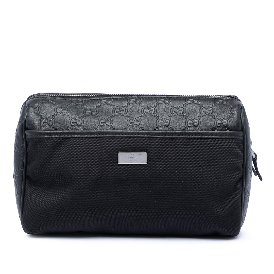 Gucci Guccissima à finitions Nylon Pochette