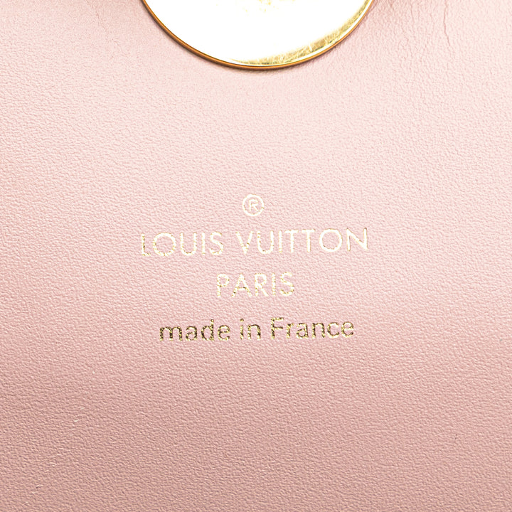 Flore Wallet on Chain Monogram Marron