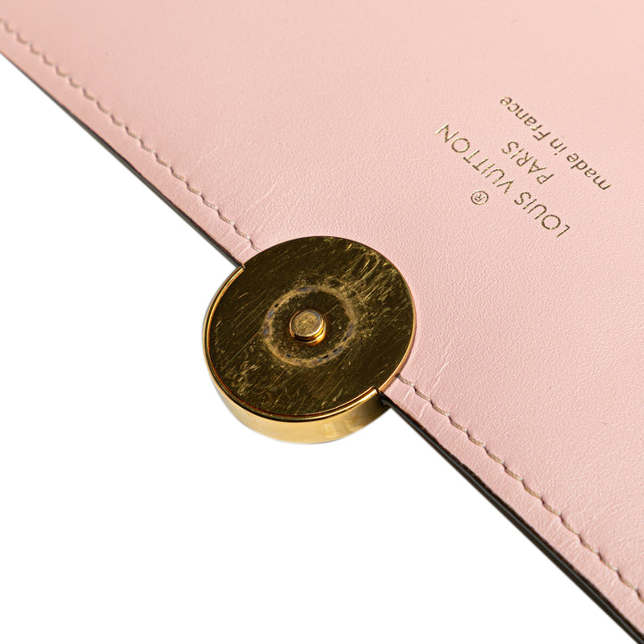 Flore Wallet on Chain Monogram Marron