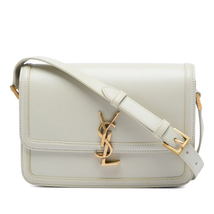Saint Laurent Medium Smooth Cuir de veau Solferino Sac In Boîte
