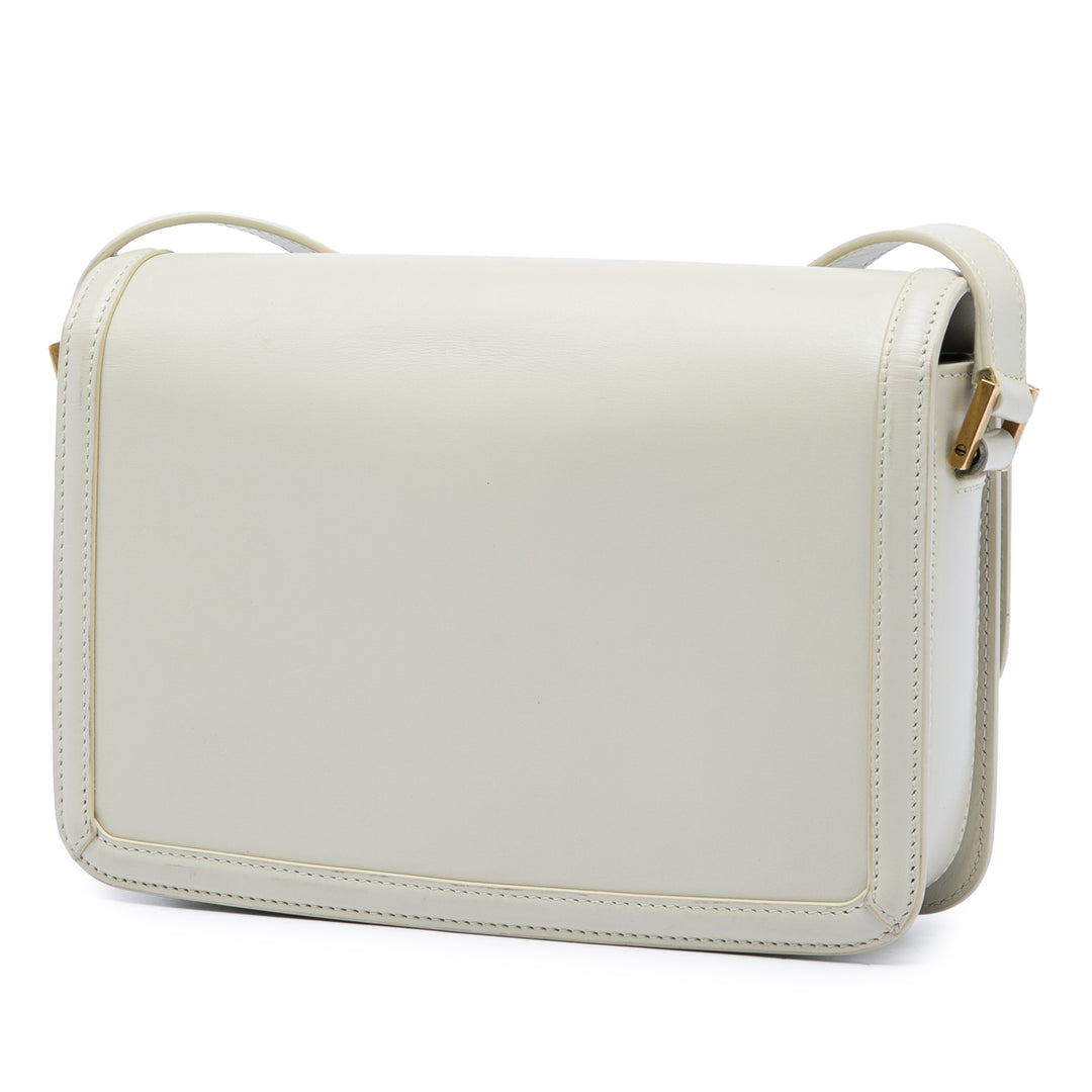 Saint Laurent Medium Smooth Cuir de veau Solferino Sac In Boîte