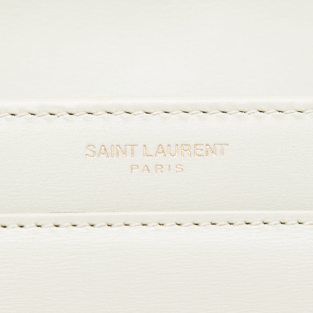 Saint Laurent Medium Smooth Cuir de veau Solferino Sac In Boîte
