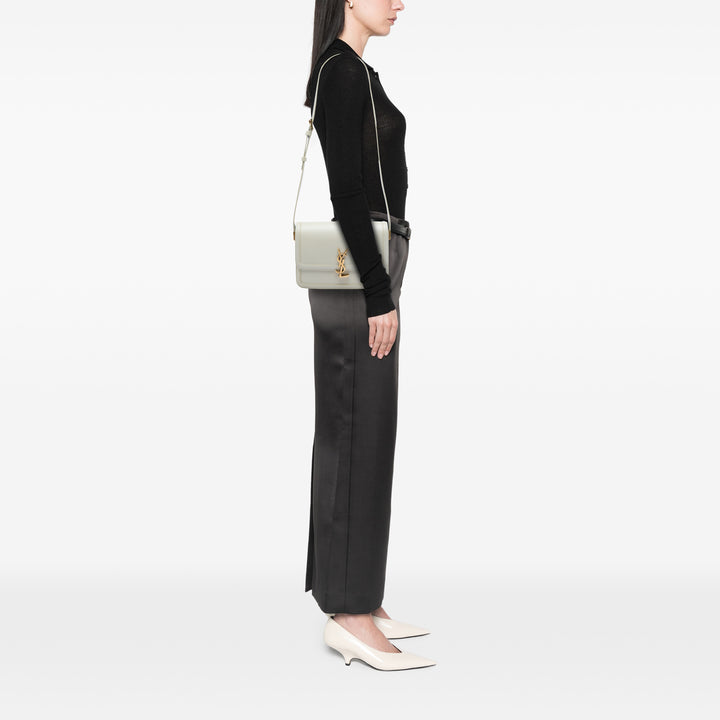 Saint Laurent Medium Smooth Cuir de veau Solferino Sac In Boîte