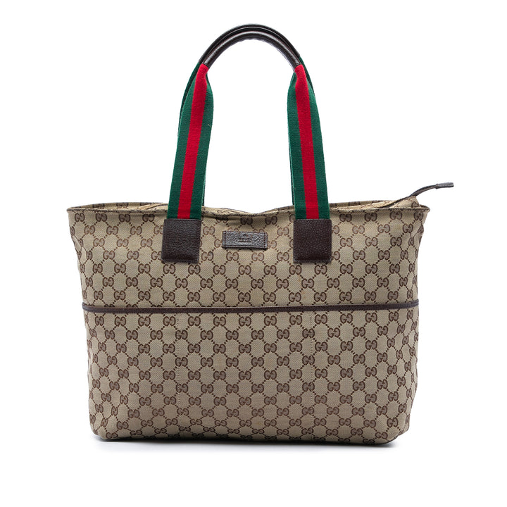 GG Web Cabas Beige