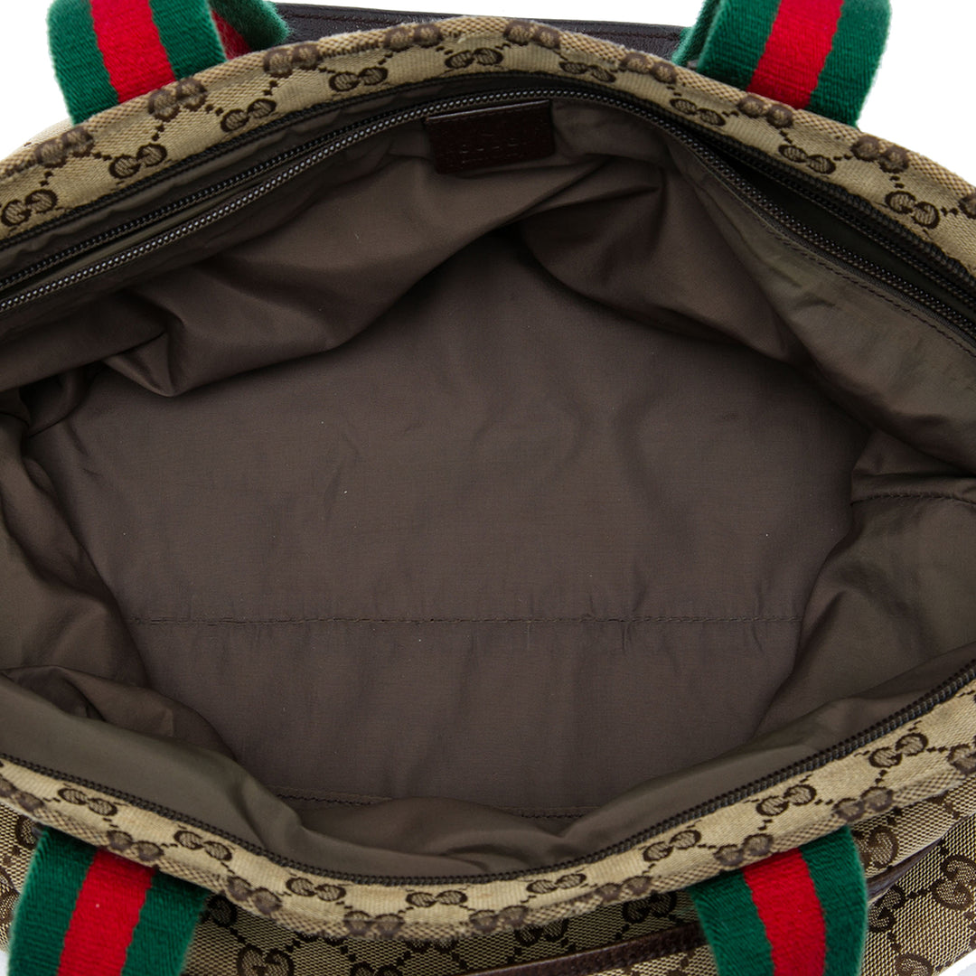 GG Web Cabas Beige