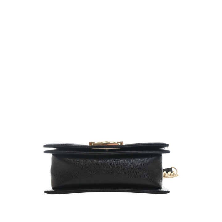 Chanel Small Chevron Caviar Boy à rabat