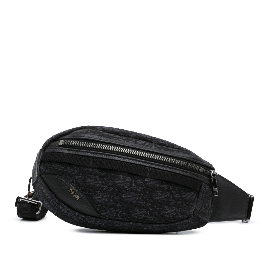 Oblique Scarab Sling Black - Gaby Paris