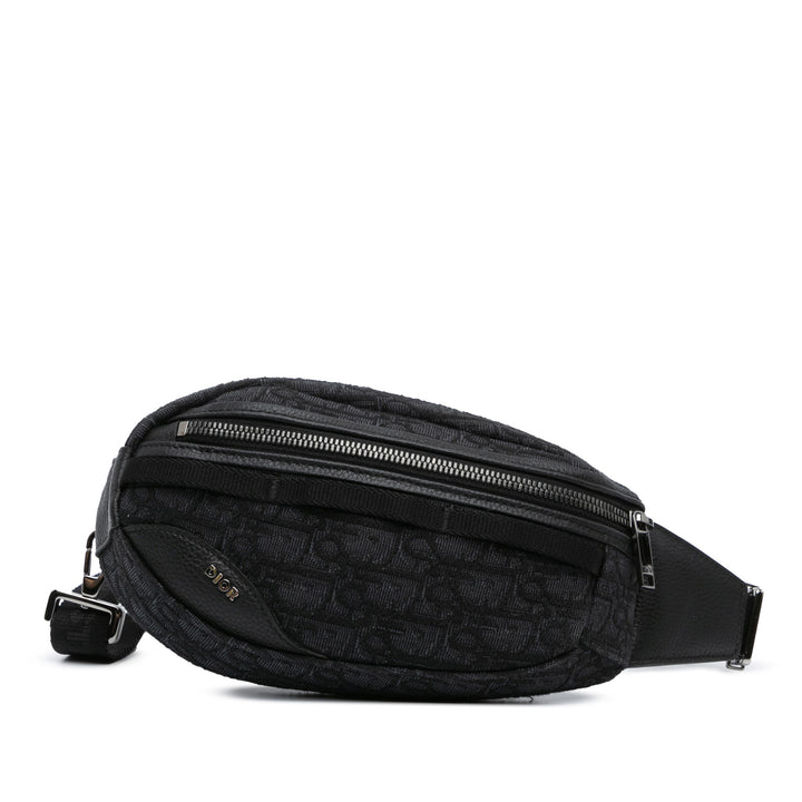 Oblique Scarab Sling Black - Gaby Paris