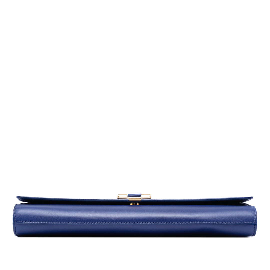 Saint Laurent Chyc Ligne Pochette Bleu – vue 3 – GABY PARIS