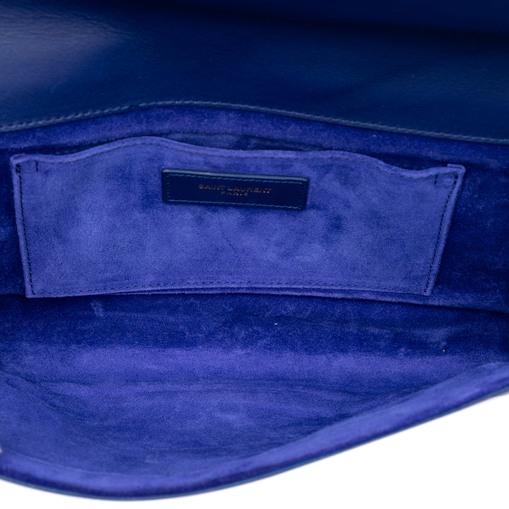 Saint Laurent Chyc Ligne Pochette Bleu – vue 4 – GABY PARIS