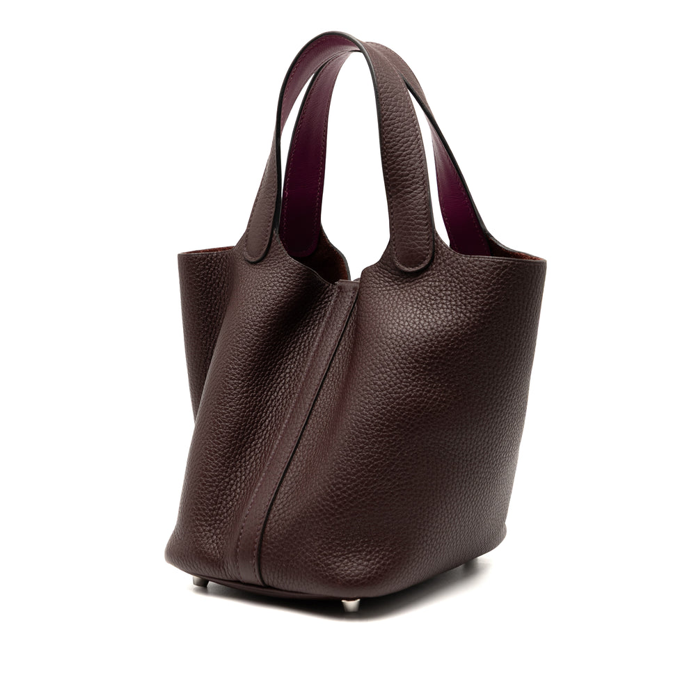 Hermès Clemence and Swift Picotin Lock 18 Eclat Rouge – GABY PARIS Authentique