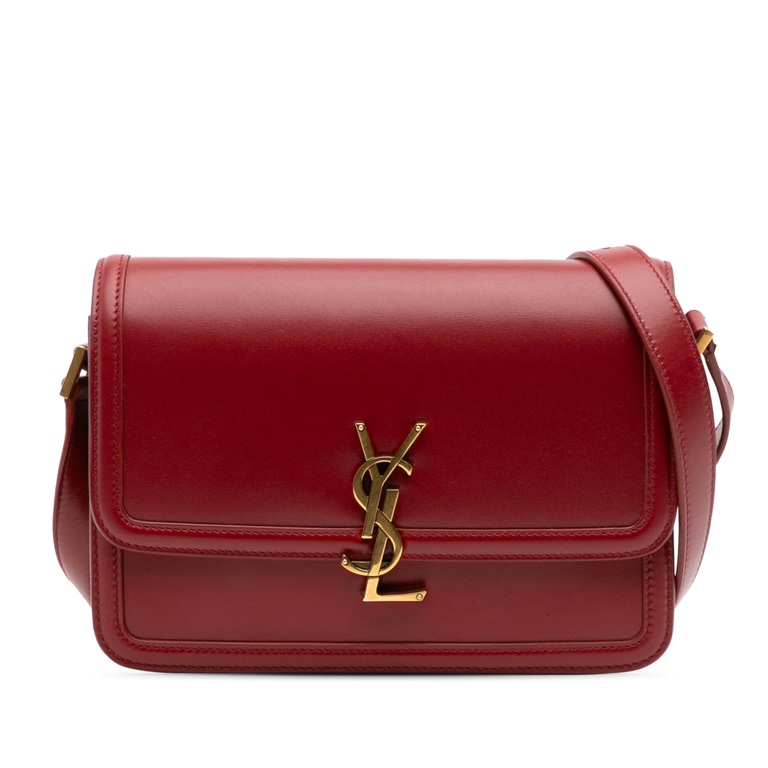 Saint Laurent Medium Cuir de veau Solferino Sac In Boîte