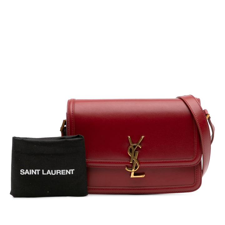 Saint Laurent Medium Cuir de veau Solferino Sac In Boîte
