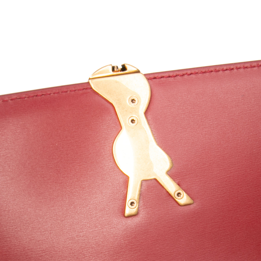 Saint Laurent Medium Cuir de veau Solferino Sac In Boîte