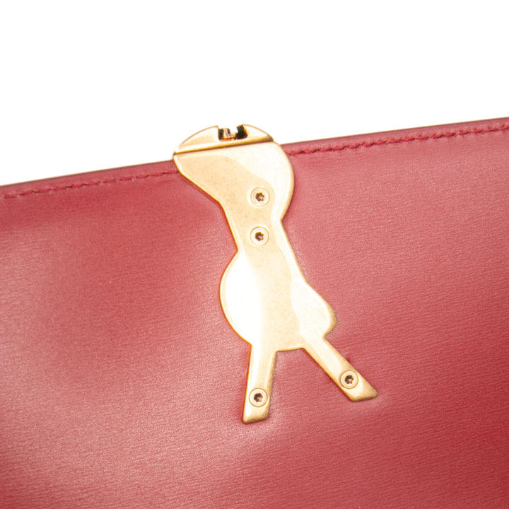 Saint Laurent Medium Cuir de veau Solferino Sac In Boîte
