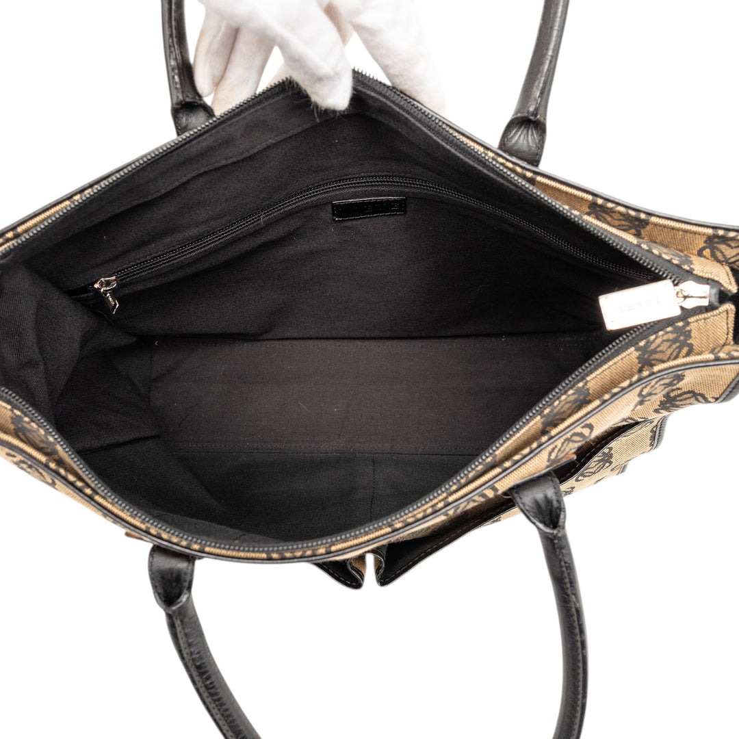 LOEWE Anagram Toile Repeat Cabas