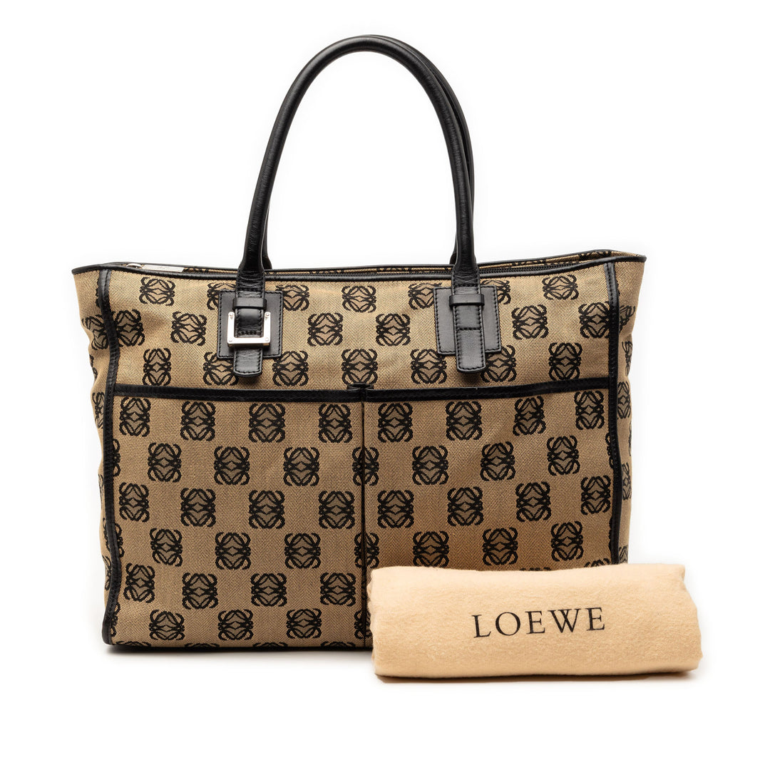 LOEWE Anagram Toile Repeat Cabas
