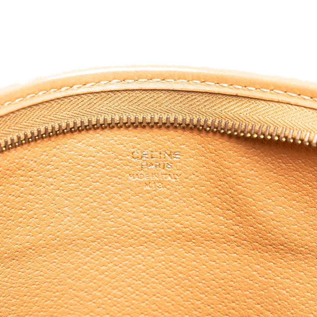 Macadam Coated Canvas Clutch Brown - Gaby Paris