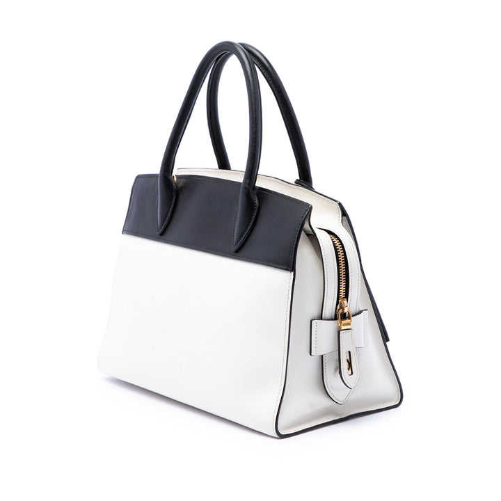 Bicolore et City Veau Esplanade Sac Saffiano Noir