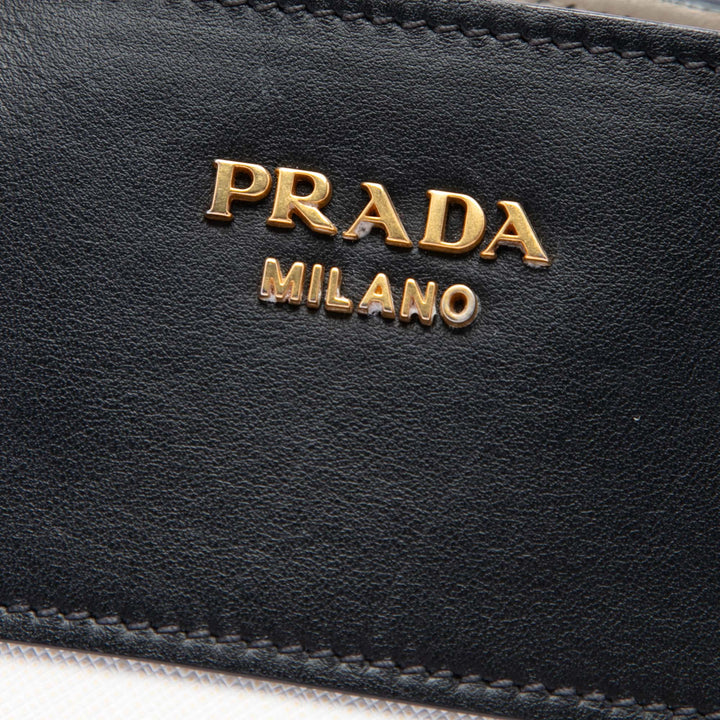Bicolore et City Veau Esplanade Sac Saffiano Noir