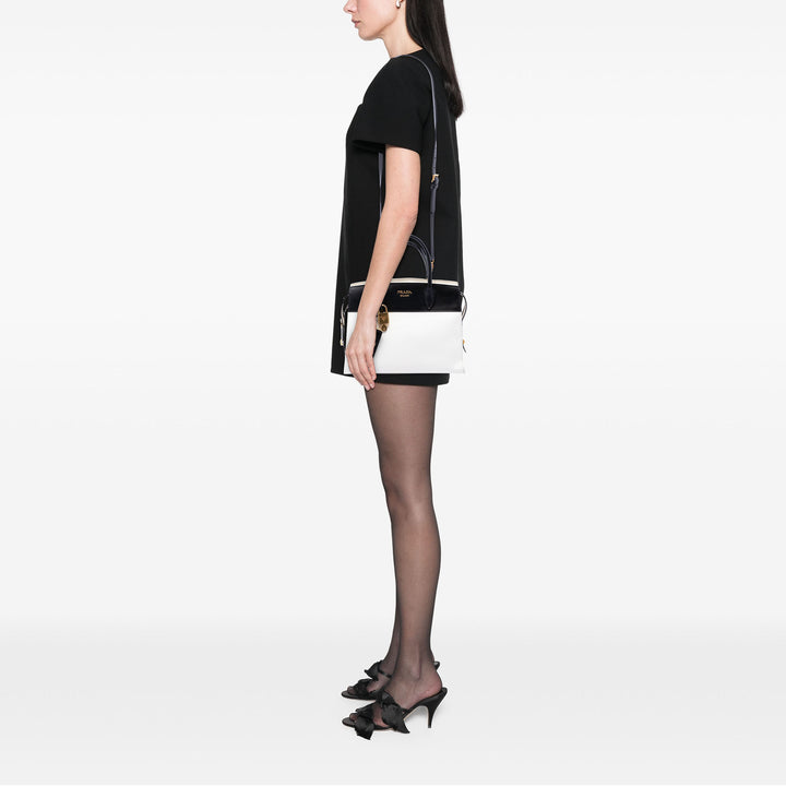 Bicolore et City Veau Esplanade Sac Saffiano Noir
