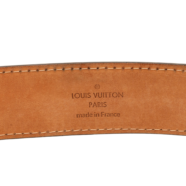 Ceinture Ceinture Damier Ébène Marron