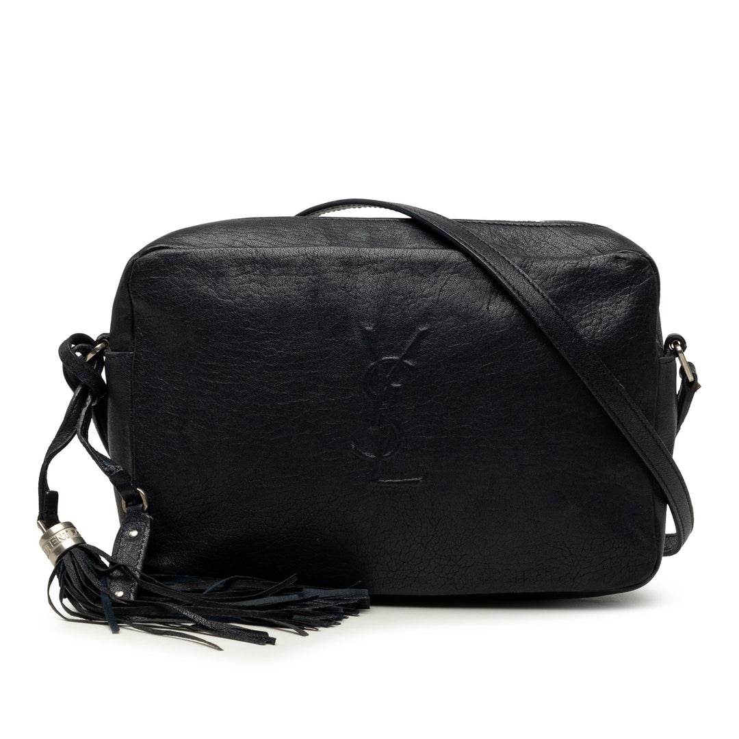 Lou Sac caméra Petit Cuir d'agneau Noir