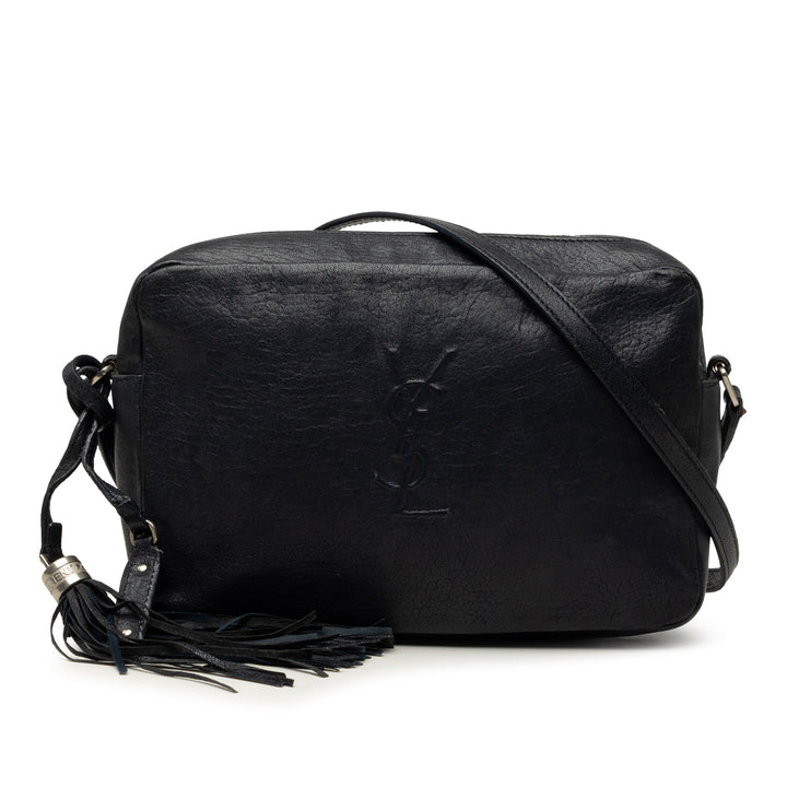 Lou Sac caméra Petit Cuir d'agneau Noir