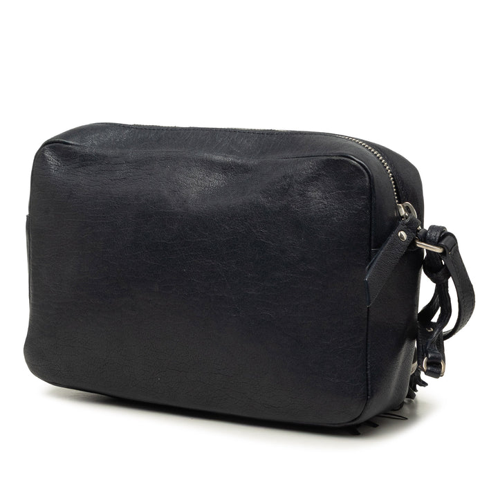 Lou Sac caméra Petit Cuir d'agneau Noir
