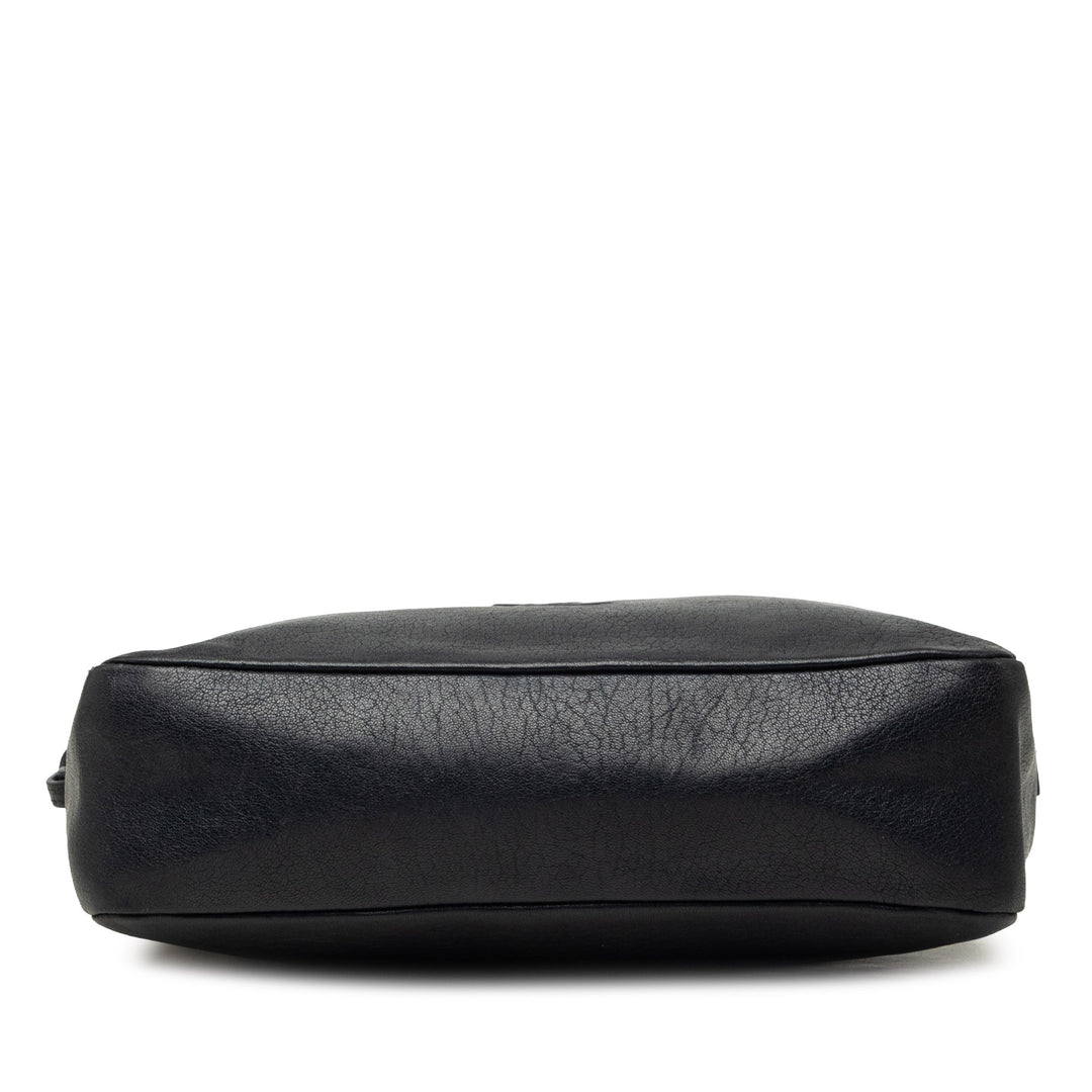 Lou Sac caméra Petit Cuir d'agneau Noir