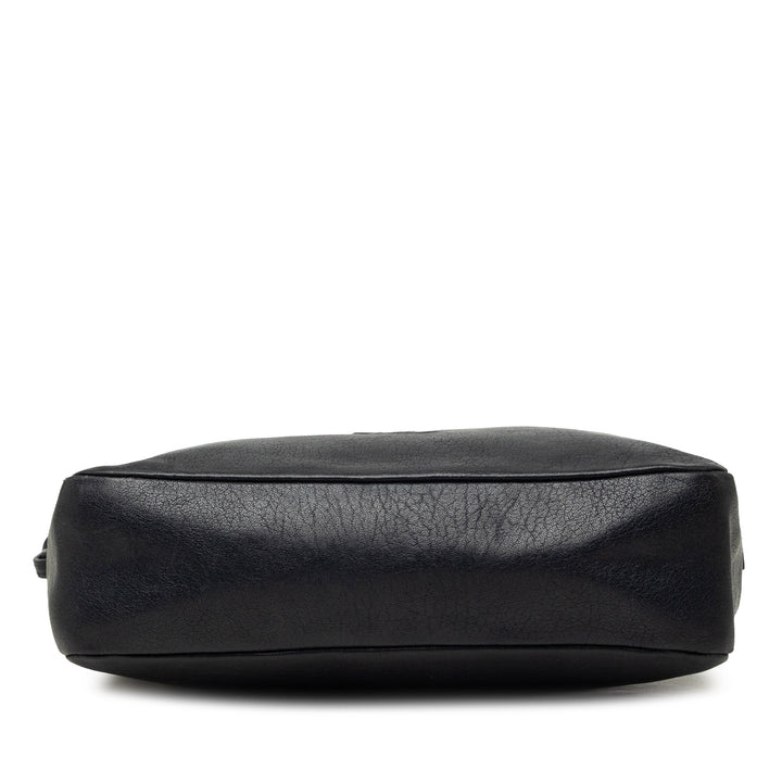 Lou Sac caméra Petit Cuir d'agneau Noir
