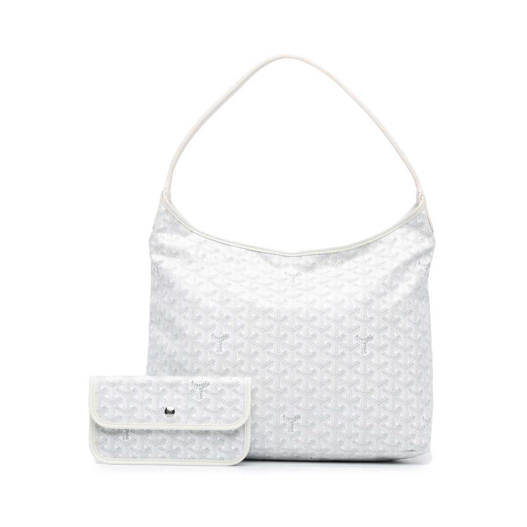 Goyard Sac porté épaule Boheme Hobo Goyardine Blanc – vue 10 – GABY PARIS