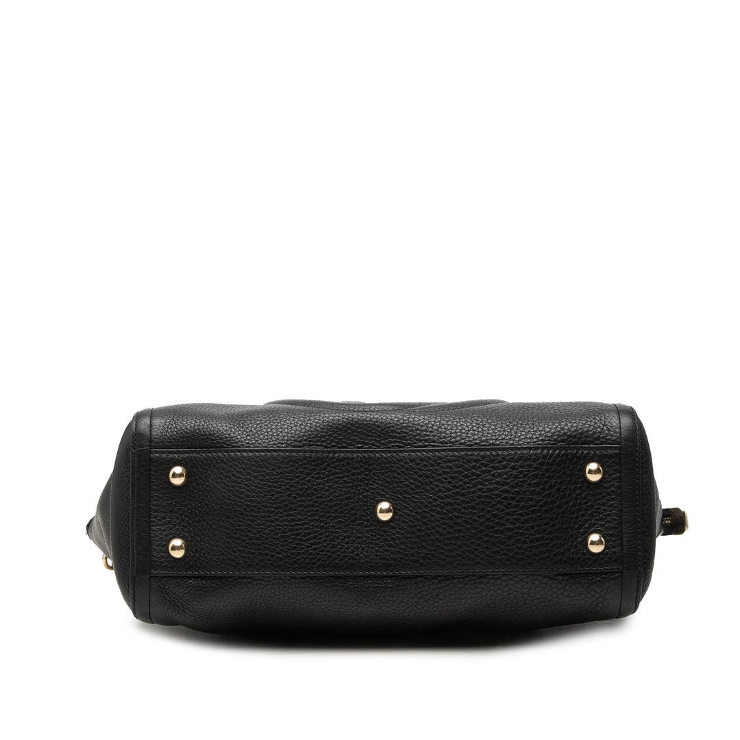 Gucci Soho Working Cabas Petit Noir – vue 3 – GABY PARIS