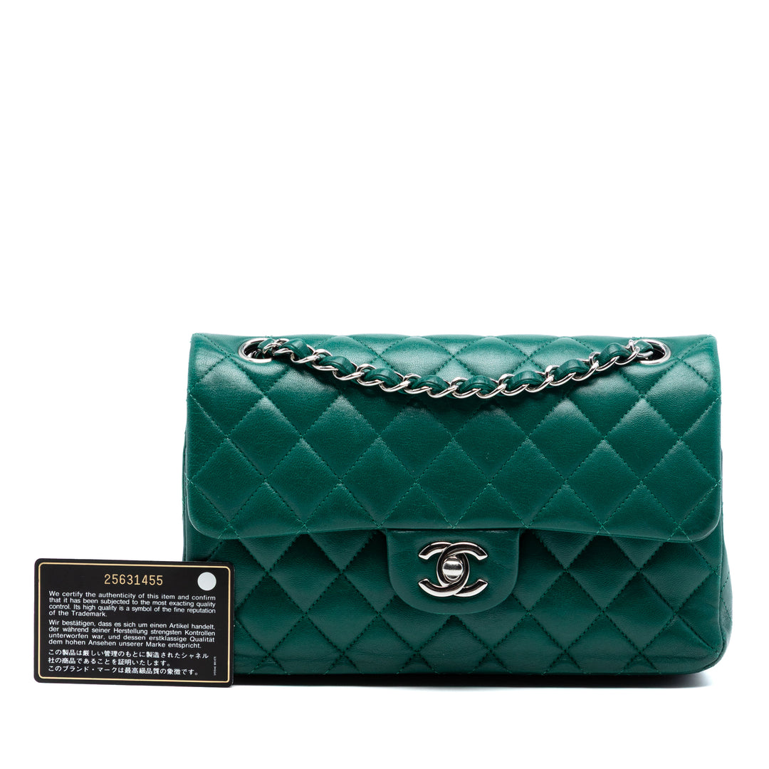 Chanel Small Classic Cuir d’agneau Double rabat