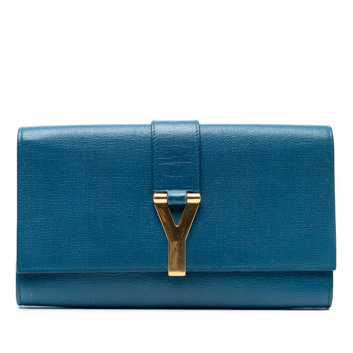 Saint Laurent Textured Cuir Chyc Ligne Pochette
