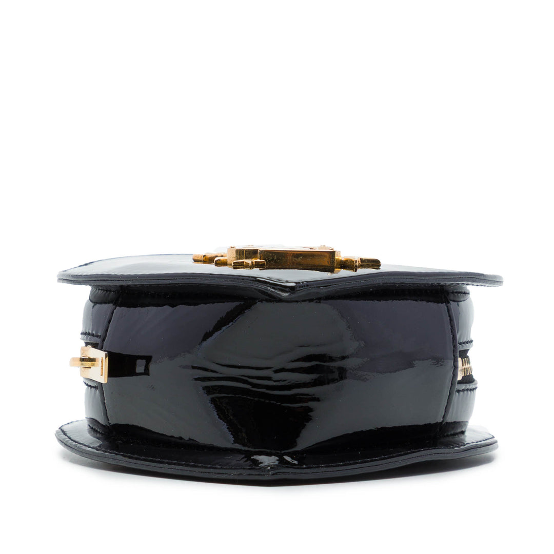 Saint Laurent Love Heart Sac à chaîne Mini Monogram Noir – vue 3 – GABY PARIS