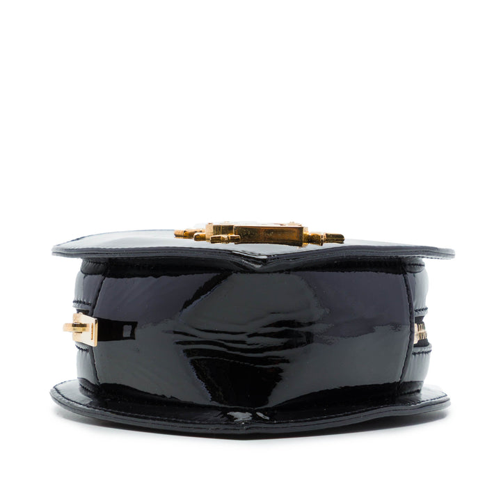 Saint Laurent Love Heart Sac à chaîne Mini Monogram Noir – vue 3 – GABY PARIS