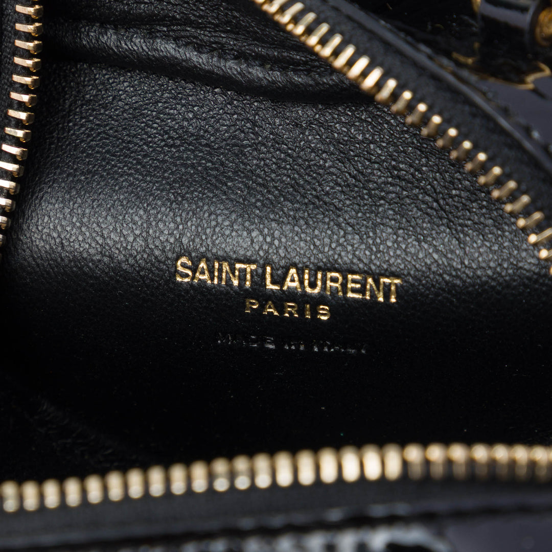 Saint Laurent Love Heart Sac à chaîne Mini Monogram Noir – vue 5 – GABY PARIS
