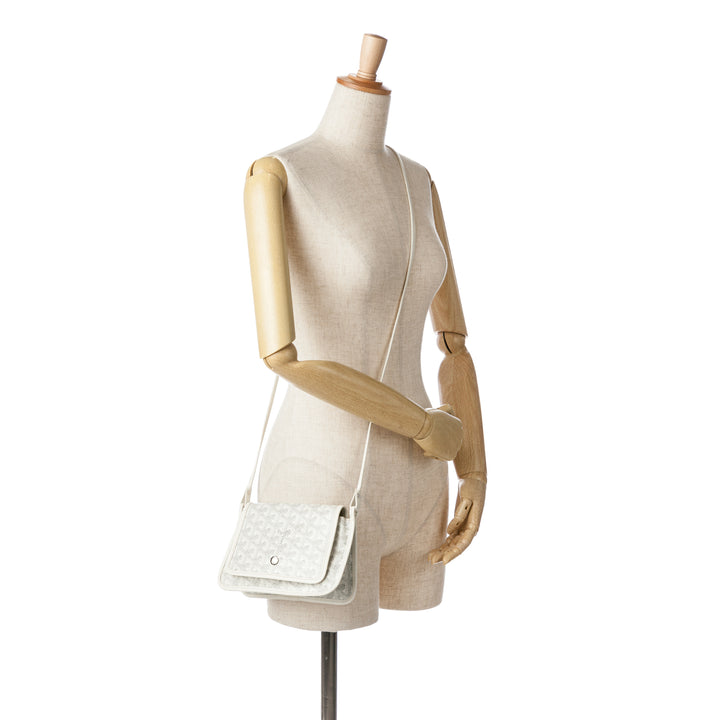 Goyardine Plumet Pocket Wallet White - Gaby Paris