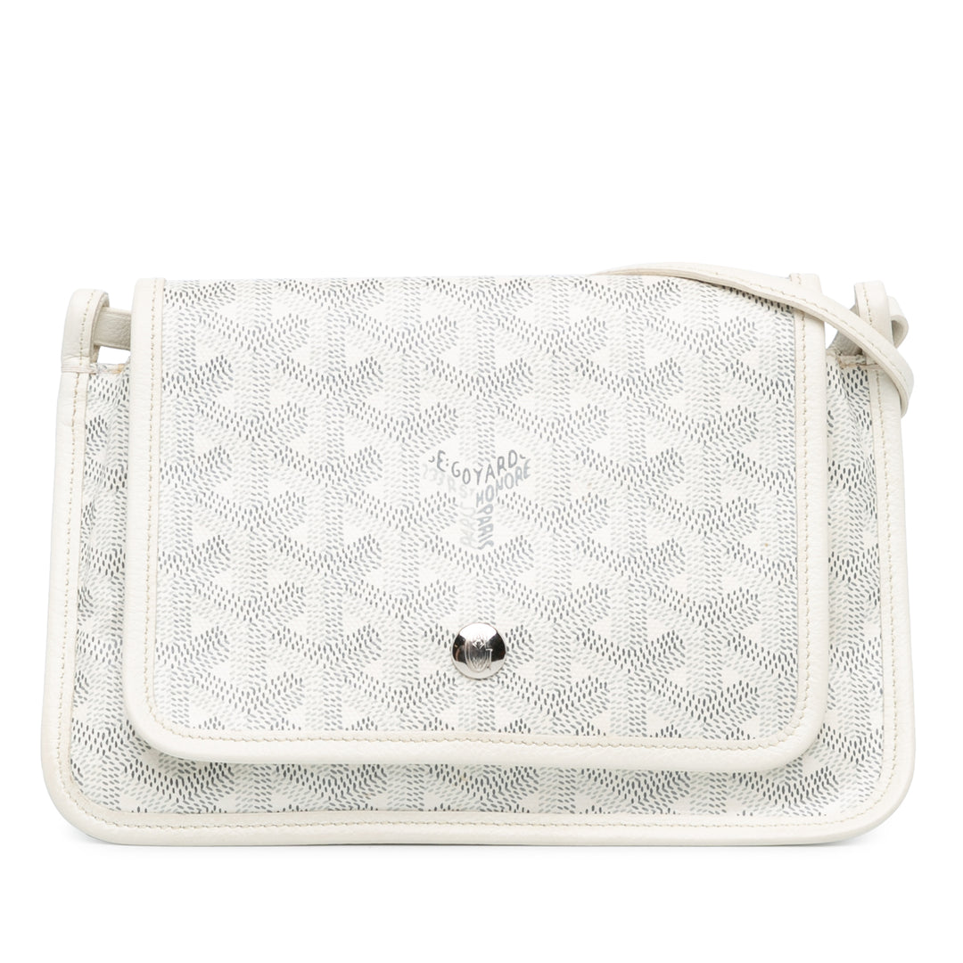 Goyardine Plumet Pocket Wallet White - Gaby Paris