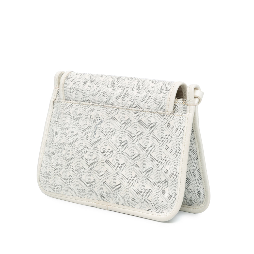 Goyardine Plumet Pocket Wallet White - Gaby Paris