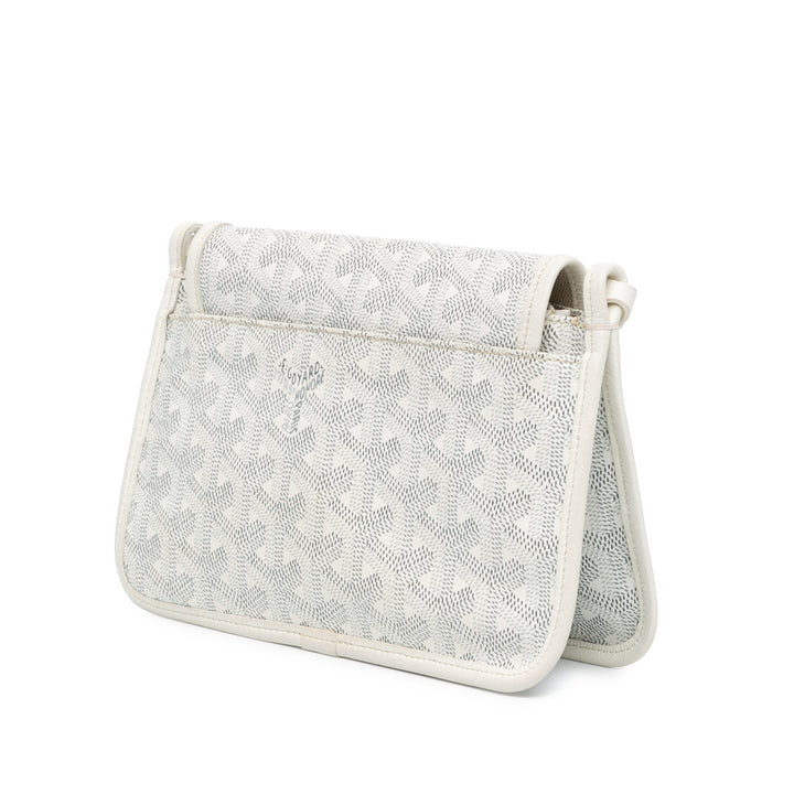Goyardine Plumet Pocket Wallet White - Gaby Paris