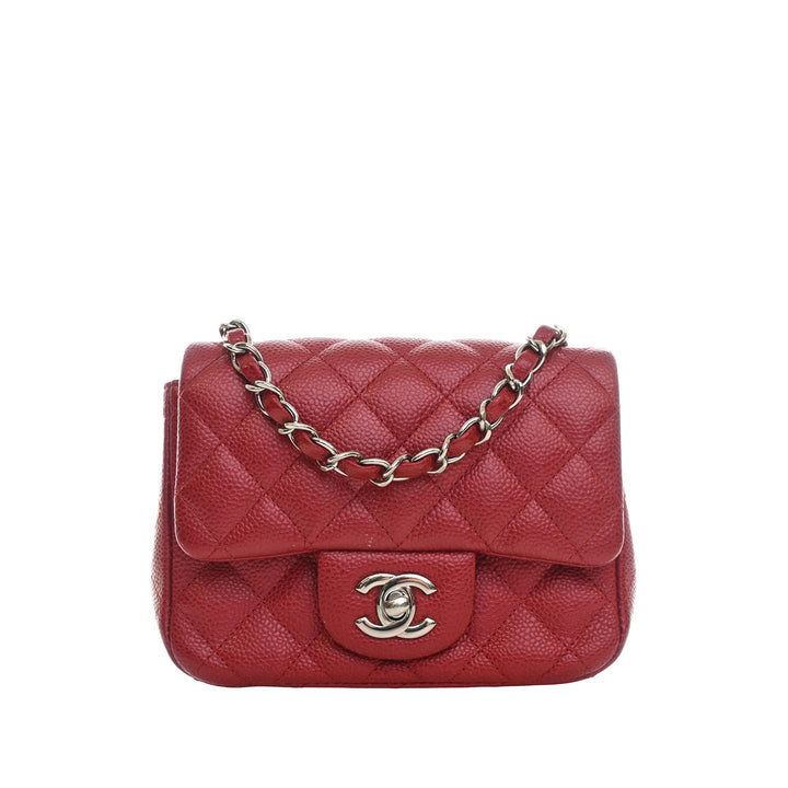 Chanel Mini Square Classic Caviar Simple rabat